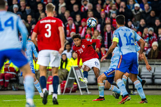Antonio Nusa of Norway