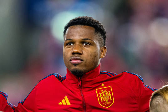 Ansu Fati of Spain