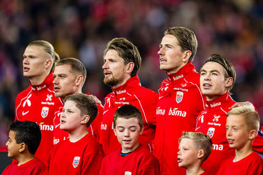 Stefan Strandberg, Sander Berge and Patrick Berg of Norway