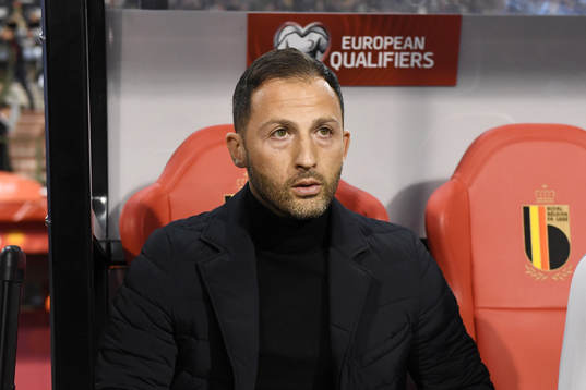 Domenico Tedesco, head coach of Belgium, pictured
