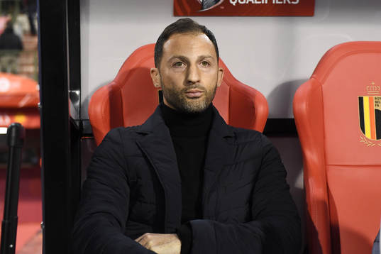 Domenico Tedesco, head coach of Belgium, pictured