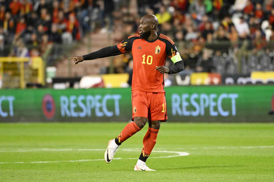 Romelu Lukaku of Belgium pictured