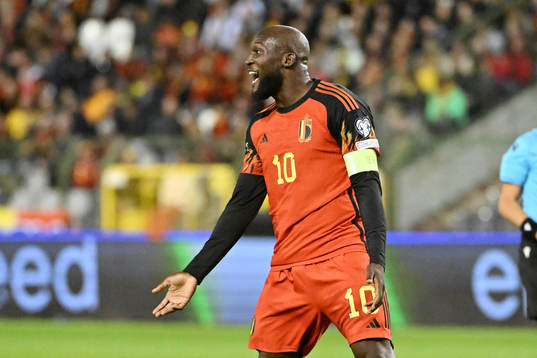 Romelu Lukaku of Belgium pictured