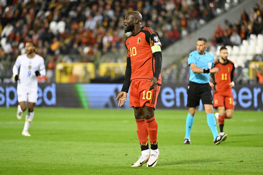 Romelu Lukaku of Belgium pictured