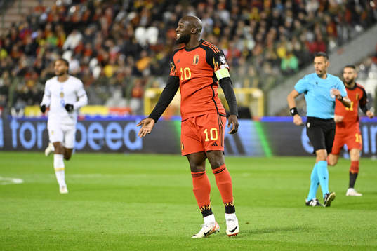 Romelu Lukaku of Belgium pictured
