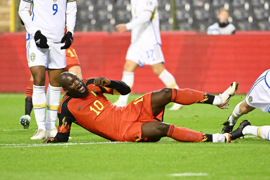 Romelu Lukaku of Belgium pictured