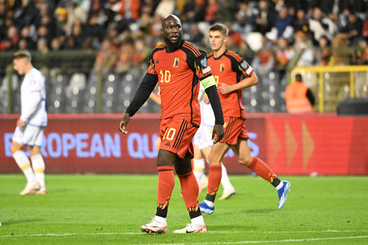 Romelu Lukaku of Belgium pictured