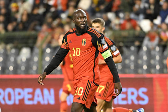 Romelu Lukaku of Belgium pictured
