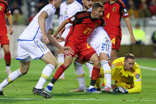Timothy Castagne of Belgium and Matz Sels of Belgium in