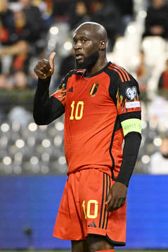 Romelu Lukaku of Belgium pictured