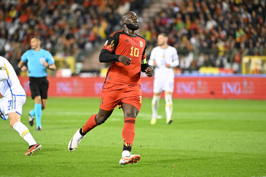 Romelu Lukaku of Belgium pictured