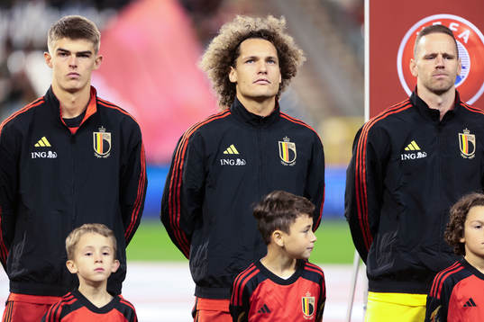 Charles De Ketelaere Wout Faes and Matz Sels of Belgium