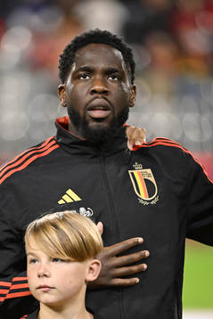 Orel Mangala of Belgium pictured