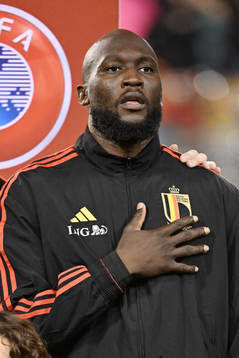 Romelu Lukaku of Belgium pictured