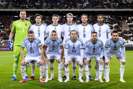 Starting eleven of Sweden