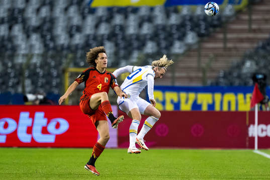 Wout Faes of Belgium and Emil Forsberg of Sweden