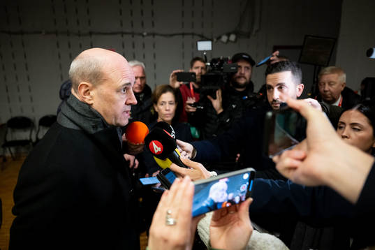 Fredrik Reinfeldt, president of the Swedish Football