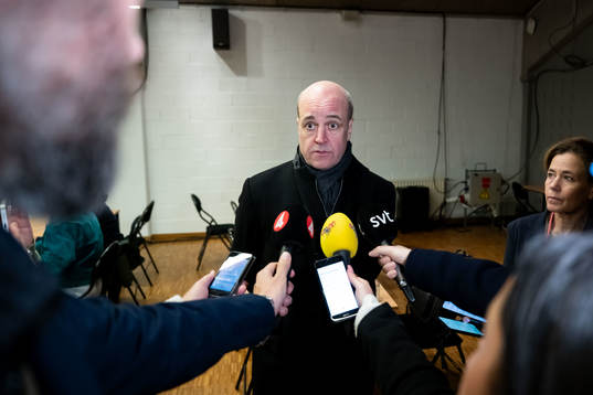 Fredrik Reinfeldt, president of the Swedish Football