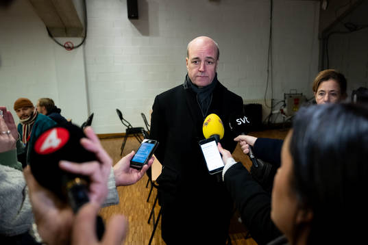 Fredrik Reinfeldt, president of the Swedish Football