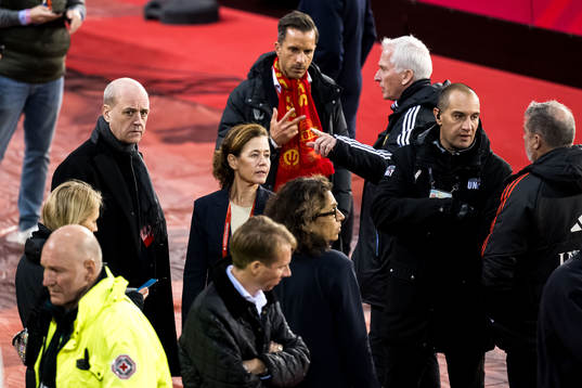 Fredrik Reinfeldt, president of the Swedish Football