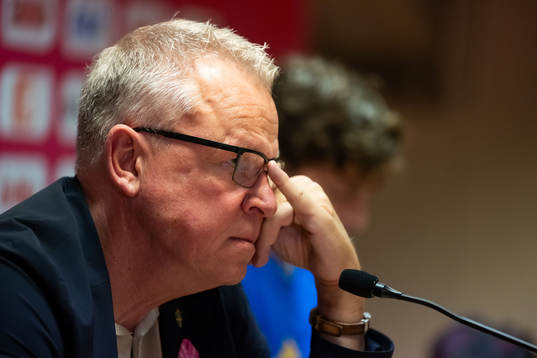 Head coach Janne Andersson of Sweden