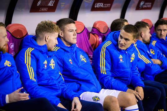 Samuel Gustafson, Emil Holm and Gustaf Lagerbielke of Sweden
