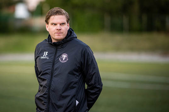 Trelleborgs FFs tränare Joakim Felldin