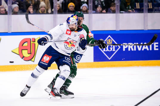 Nicolas Kraemmer of Munich and Patrik Lundh of Färjestad