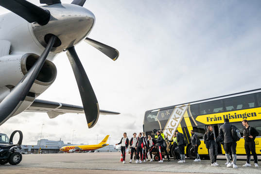 Players and staff of Häcken
