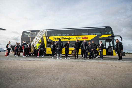 Players and staff of Häcken