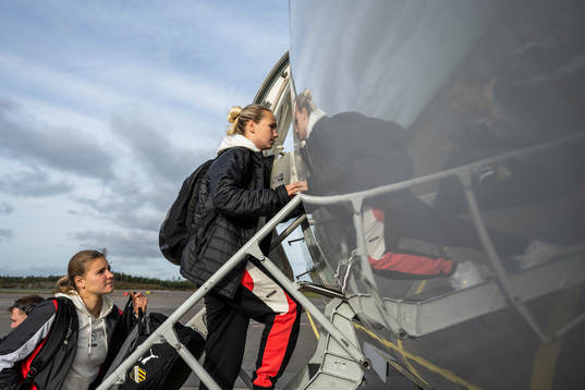 Katariina Kosola and Marika Bergman Lundin of Häcken