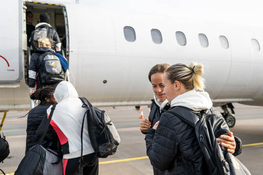 Aivi Luik and Marika Bergman Lundin of Häcken