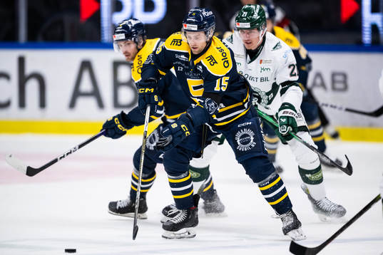 Södertäljes Albin Carlson och Tingsryds Gustav Olhaver