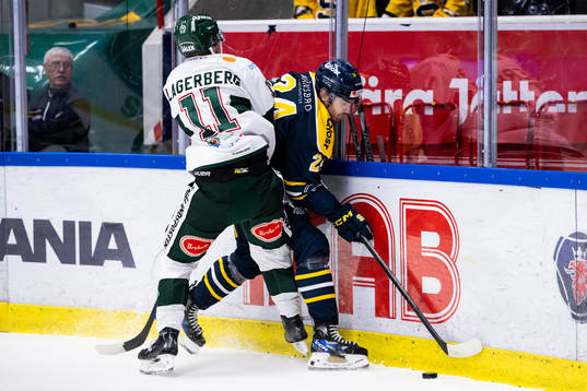 Tingsryds Lucas Lagerberg och Södertäljes Jacob Dahlström