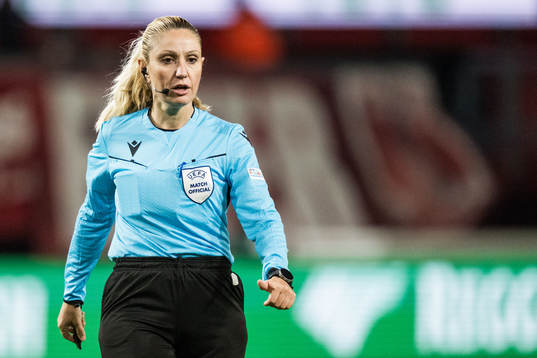 Referee Eleni Antoniou