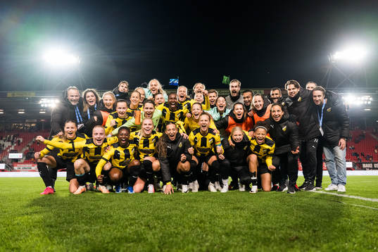 Players of Häcken celebrate