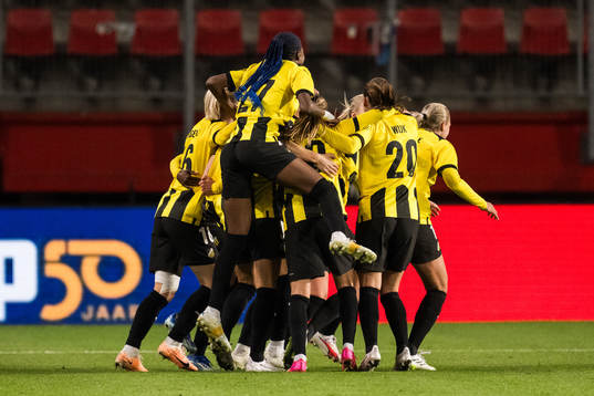 Players of Häcken celebrate