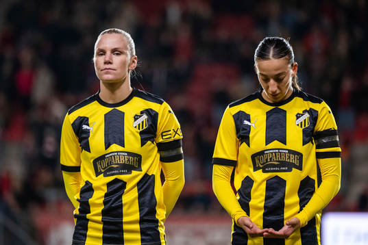 Josefine Rybrink and Rusul Rosa Kafaji of Häcken