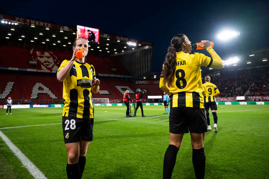 Anna Anvegård and Rusul Rosa Kafaji of Häcken