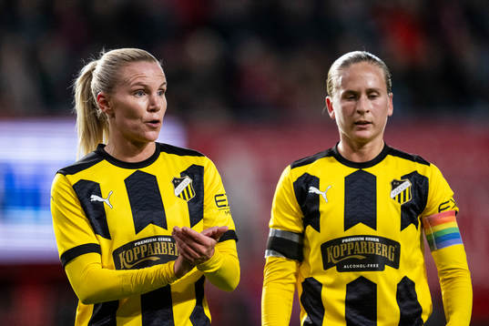 Josefine Rybrink and Filippa Curmark of Häcken