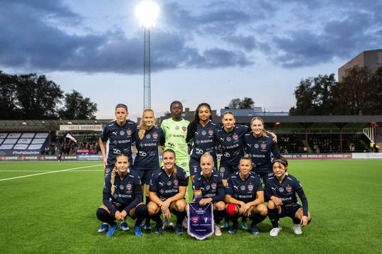 The starting eleven of Rosengård
