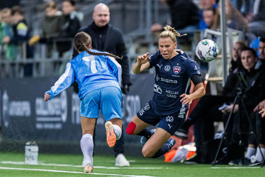 Abigail Ostrem of Spartak Subotica and Jessica Wik of