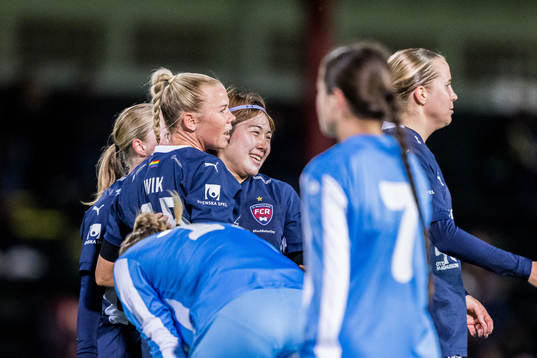 Mai Kadowaki of Rosengård celebrates