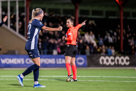Olivia Schough of Rosengård celebrates