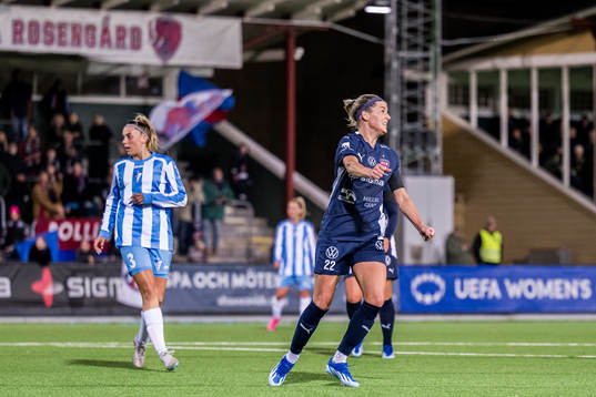 Olivia Schough of Rosengård celebrates