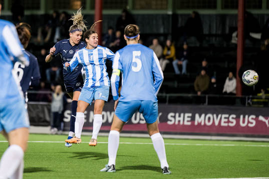 Abigail Ostrem of Spartak Subotica and Olivia Schough of