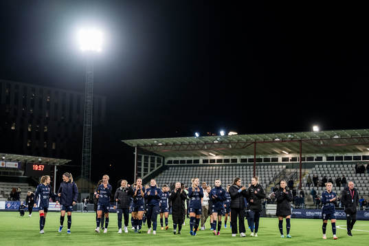 Players of Rosengård celebrate