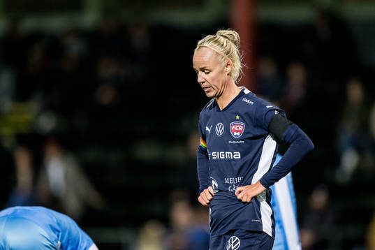 Caroline Seger of Rosengård looks dejected