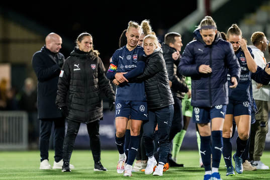 Caroline Seger of Rosengård celebrates