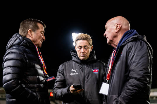 Chairman Håkan Wifvesson and Sports director Therese
